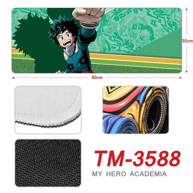 My Hero Academia Anime peripheral new lock edge mouse pad 30X80cm TM-3588