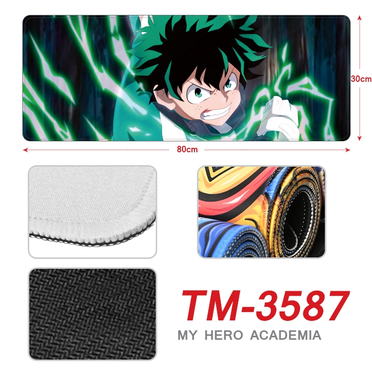 My Hero Academia Anime peripheral new lock edge mouse pad 30X80cm TM-3587