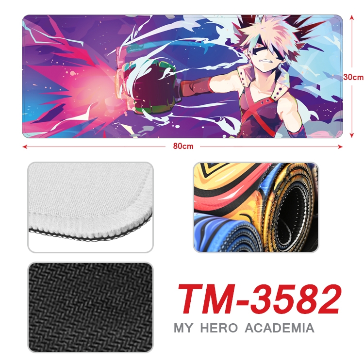 My Hero Academia Anime peripheral new lock edge mouse pad 30X80cm TM-3582