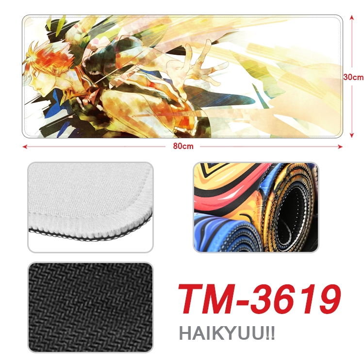Haikyuu!! Anime peripheral new lock edge mouse pad 30X80cm TM-3619