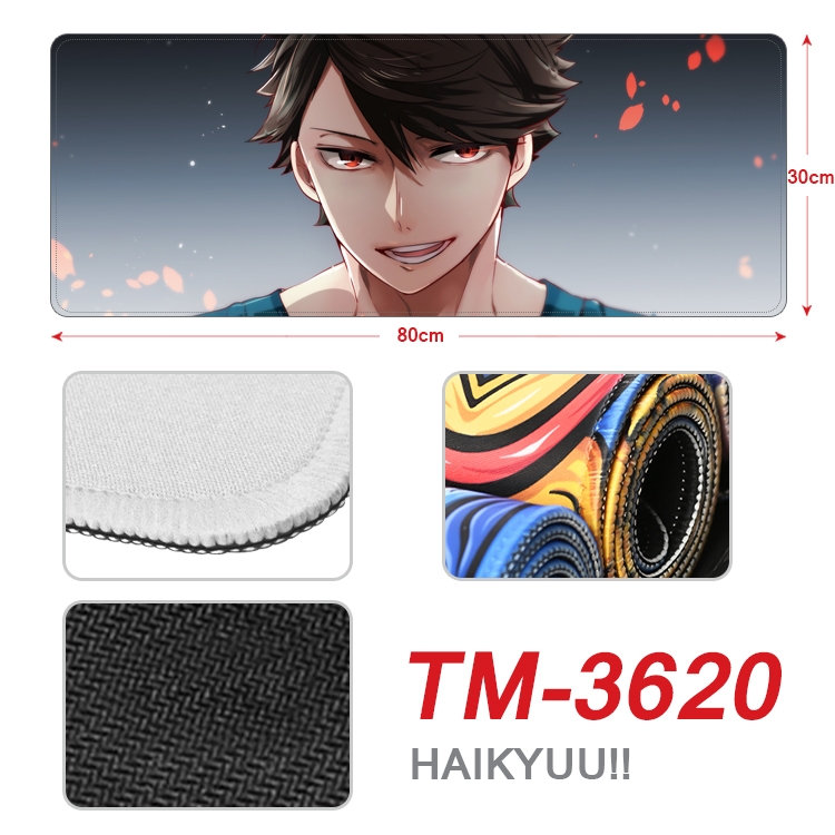 Haikyuu!! Anime peripheral new lock edge mouse pad 30X80cm TM-3620
