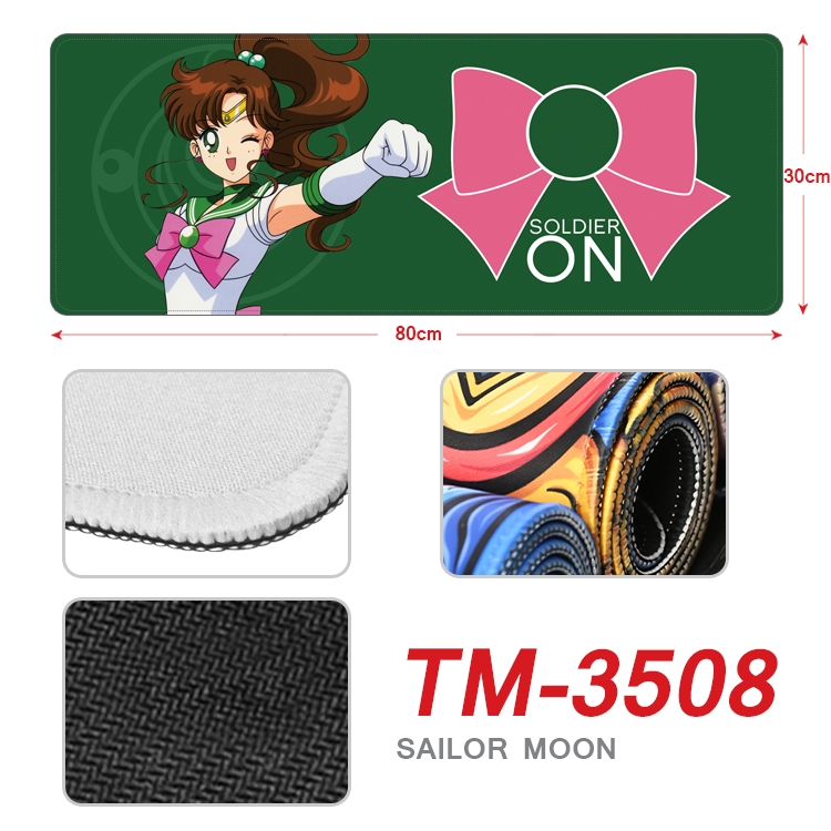 sailormoon Anime peripheral new lock edge mouse pad 30X80cm TM-3508