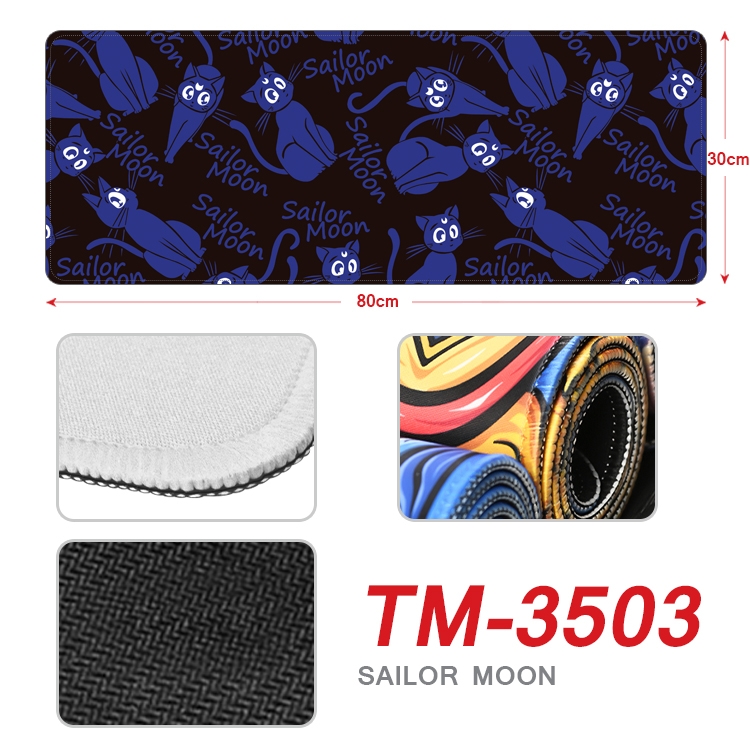 sailormoon Anime peripheral new lock edge mouse pad 30X80cm TM-3503