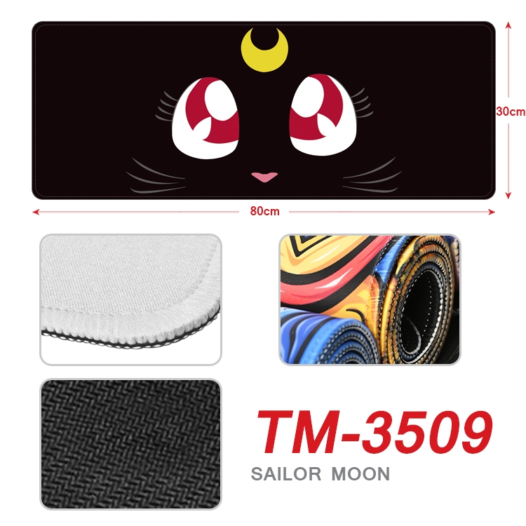 sailormoon Anime peripheral new lock edge mouse pad 30X80cm TM-3509