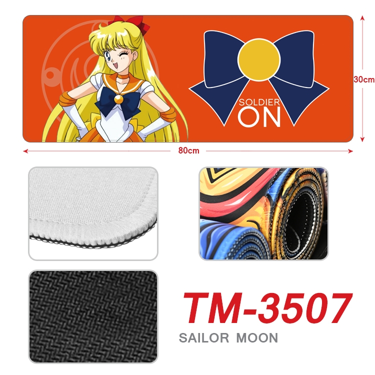 sailormoon Anime peripheral new lock edge mouse pad 30X80cm TM-3507