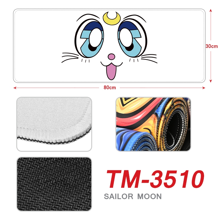 sailormoon Anime peripheral new lock edge mouse pad 30X80cm TM-3510