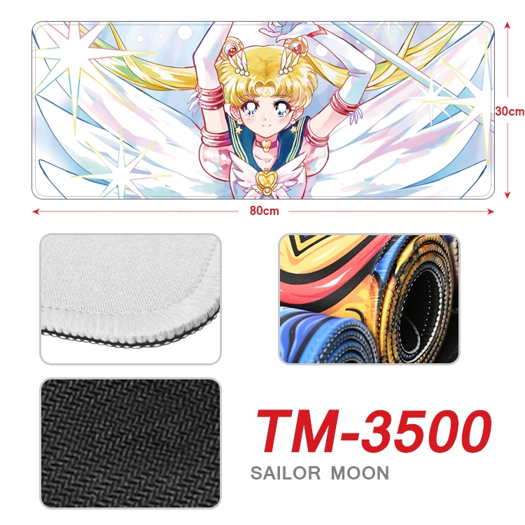 sailormoon Anime peripheral new lock edge mouse pad 30X80cm TM-3500
