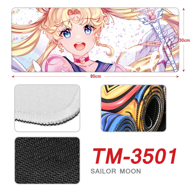 sailormoon Anime peripheral new lock edge mouse pad 30X80cm TM-3501