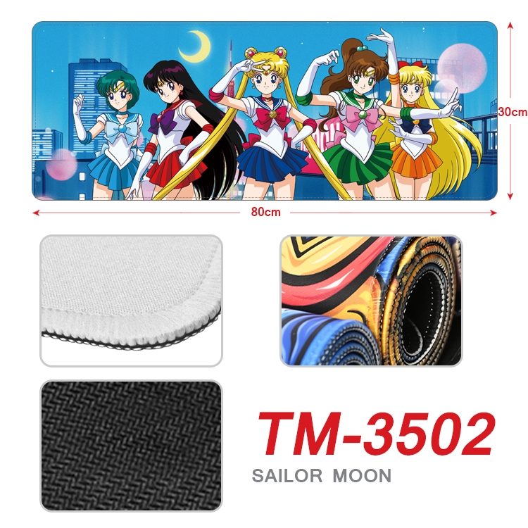 sailormoon Anime peripheral new lock edge mouse pad 30X80cm TM-3502