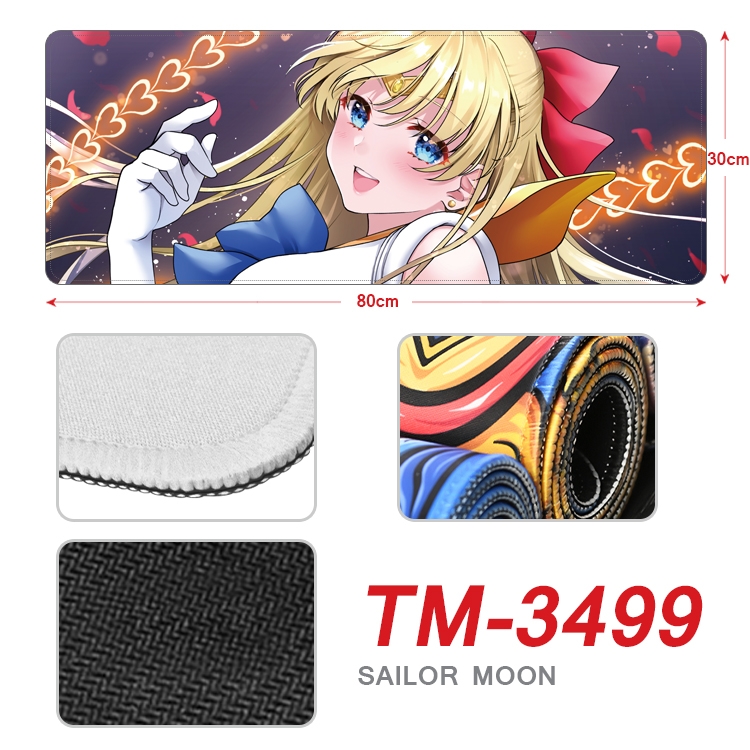 sailormoon Anime peripheral new lock edge mouse pad 30X80cm TM-3499