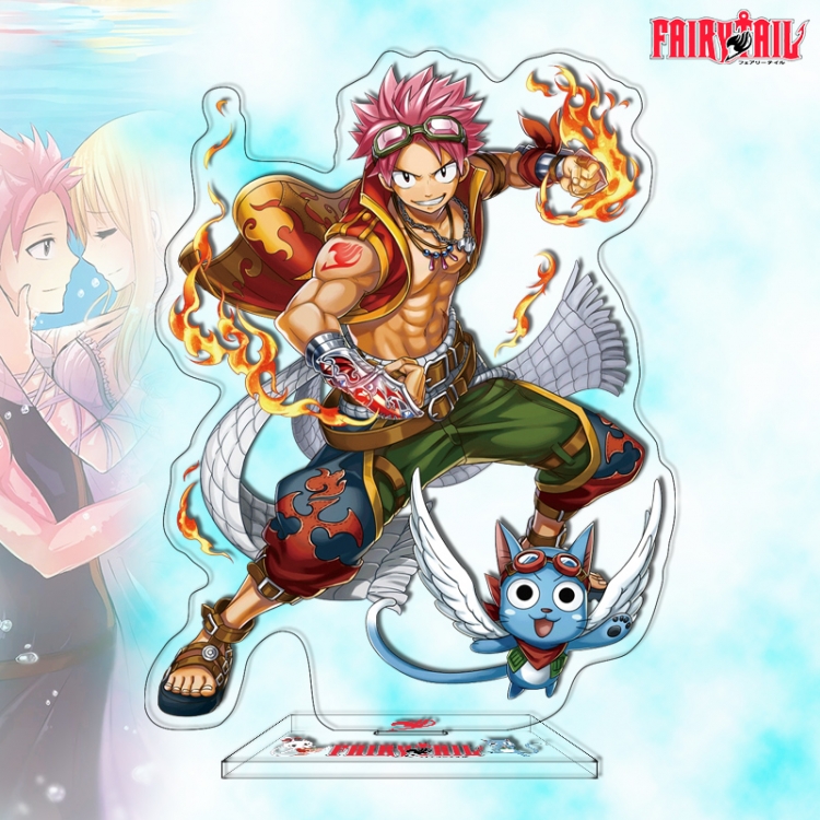 Fairy tail Anime characters acrylic Standing Plates Keychain 16cm