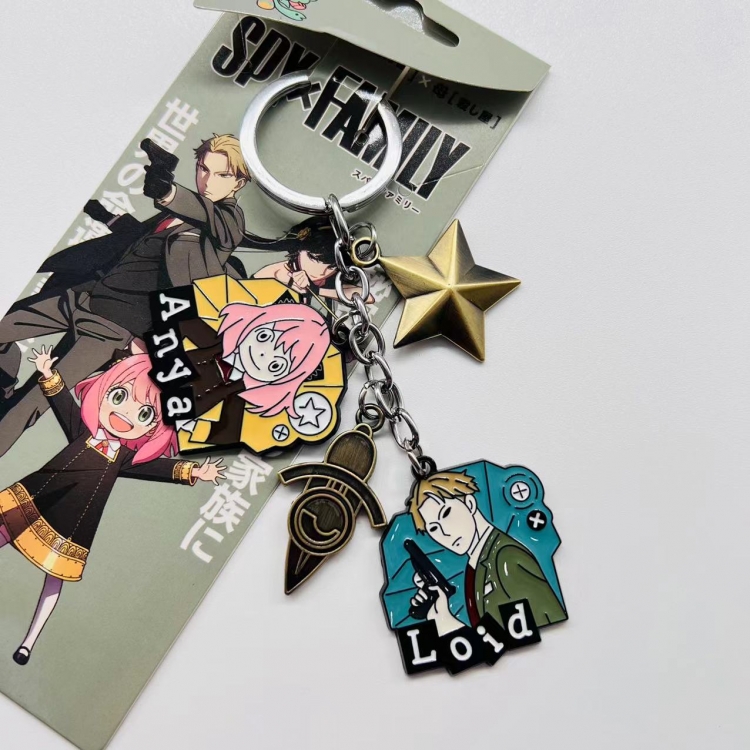 SPY×FAMILY Anime peripheral keychain bag pendant style D