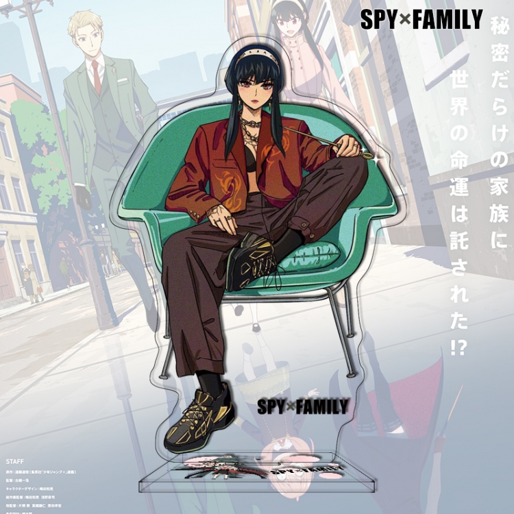 SPY×FAMILY Anime characters acrylic Standing Plates Keychain 16cm