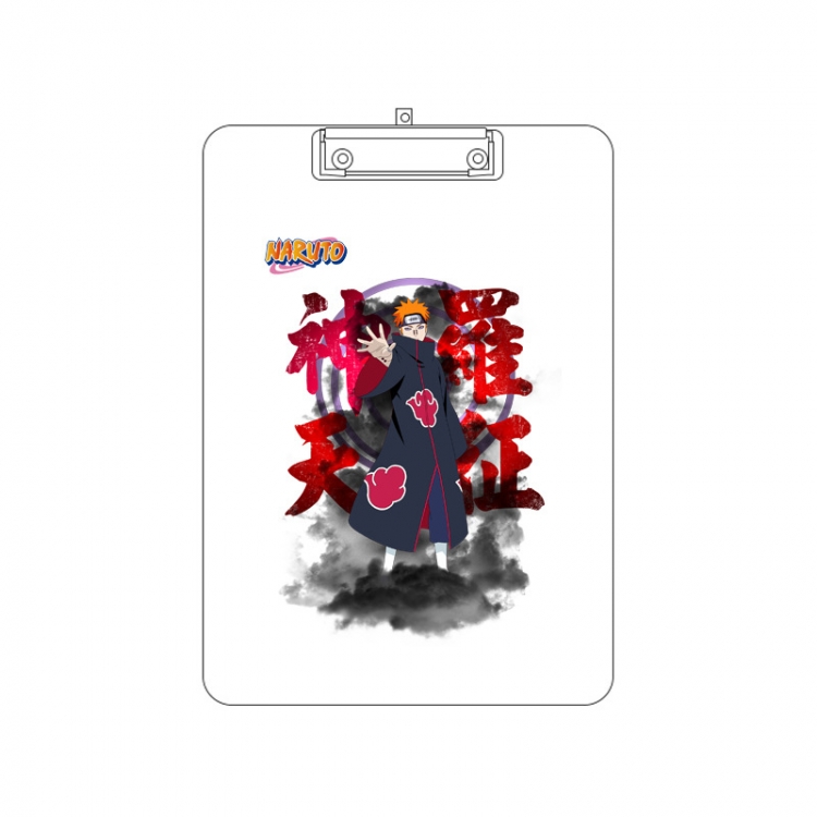 Naruto Double-sided pattern acrylic board clip writing board clip pad 31X22CM price for 2 pcs