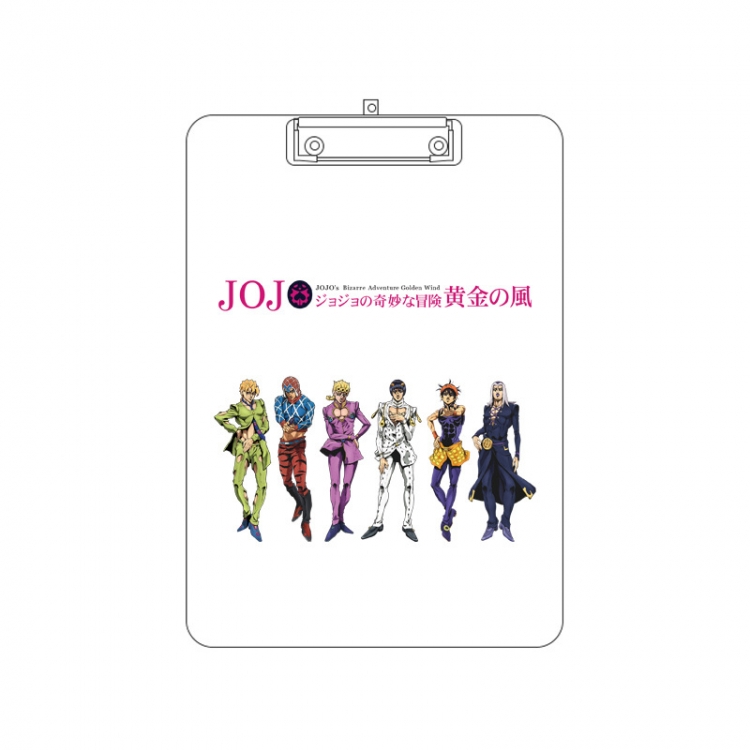 JoJos Bizarre Adventure Double-sided pattern acrylic board clip writing board clip pad 31X22CM price for 2 pcs