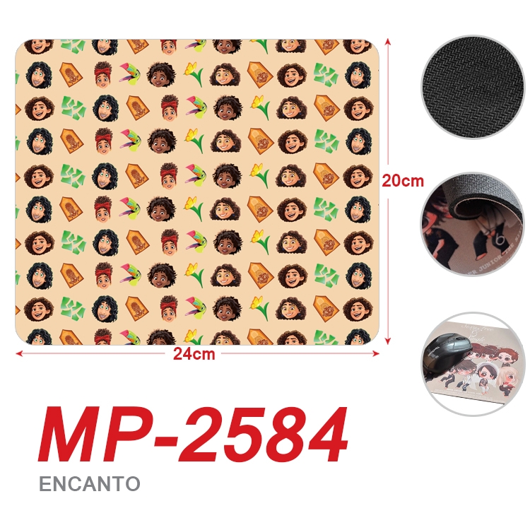 full house of magic Anime Full Color Printing Mouse Pad Unlocked 20X24cm price for 5 pcs MP-2584