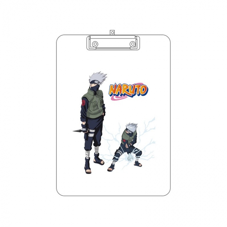 Naruto Double-sided pattern acrylic board clip writing board clip pad 31X22CM price for 2 pcs