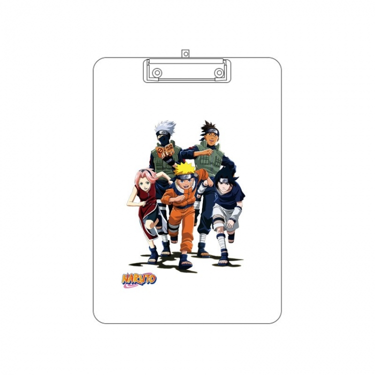 Naruto Double-sided pattern acrylic board clip writing board clip pad 31X22CM price for 2 pcs