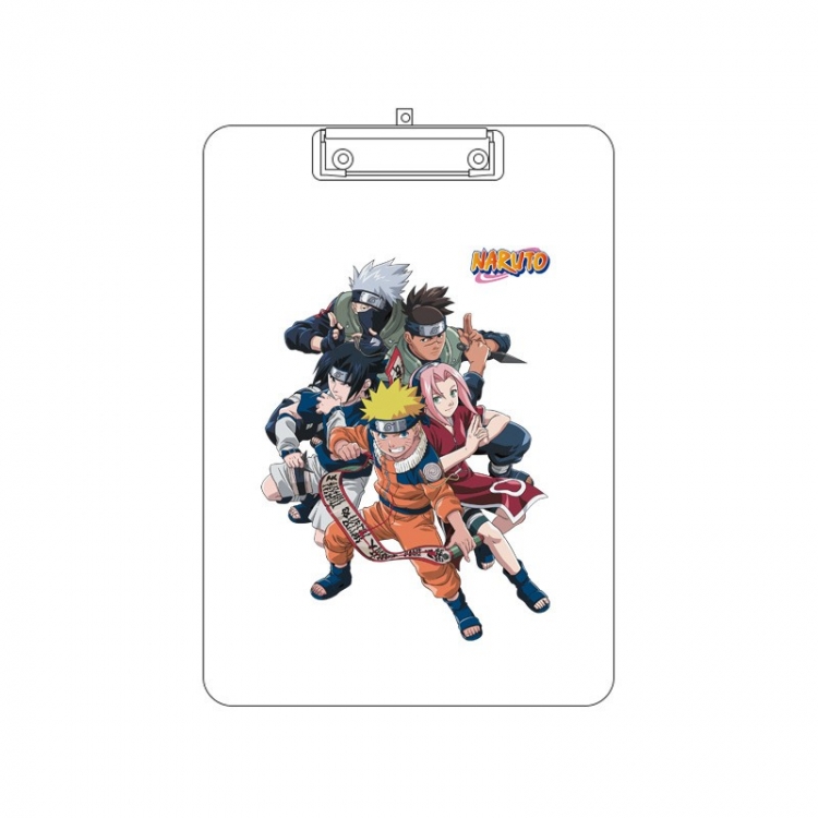 Naruto Double-sided pattern acrylic board clip writing board clip pad 31X22CM price for 2 pcs