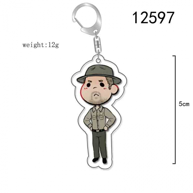 Stranger Things Anime Acrylic Keychain Charm  price for 5 pcs 12597