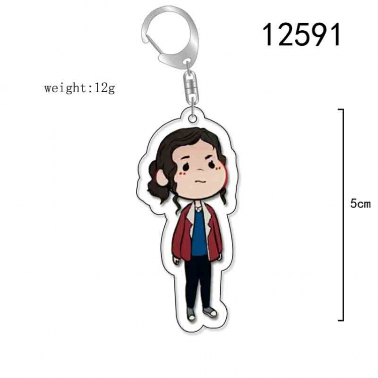 Stranger Things Anime Acrylic Keychain Charm  price for 5 pcs 12591