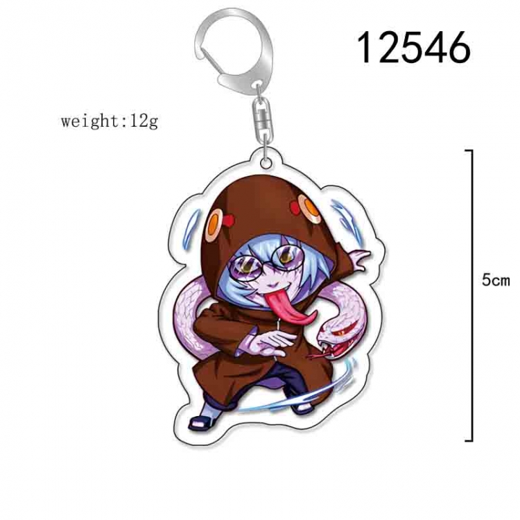 Naruto Anime Acrylic Keychain Charm  price for 5 pcs 12546