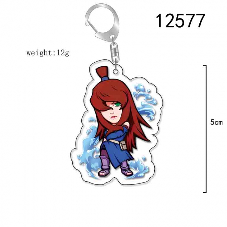 Naruto Anime Acrylic Keychain Charm  price for 5 pcs 12577