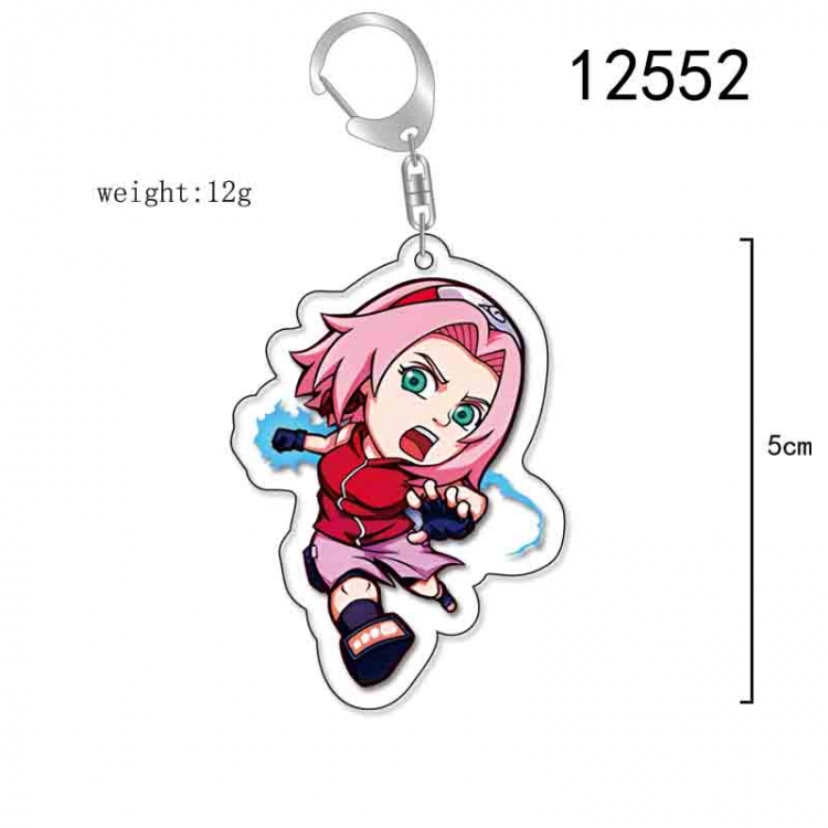 Naruto Anime Acrylic Keychain Charm  price for 5 pcs 12552