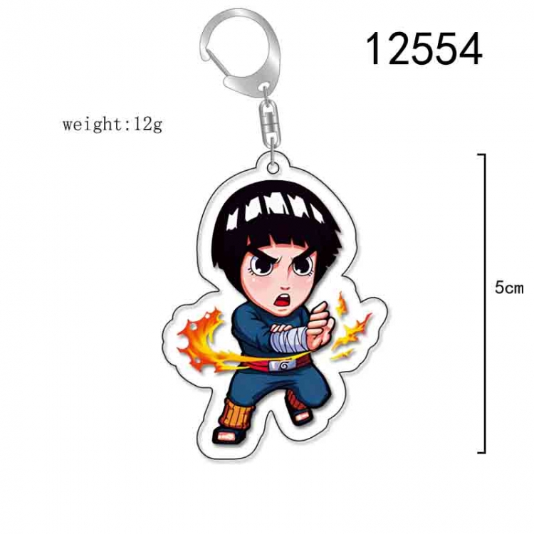 Naruto Anime Acrylic Keychain Charm  price for 5 pcs 12554