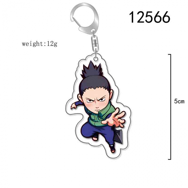 Naruto Anime Acrylic Keychain Charm  price for 5 pcs 12566