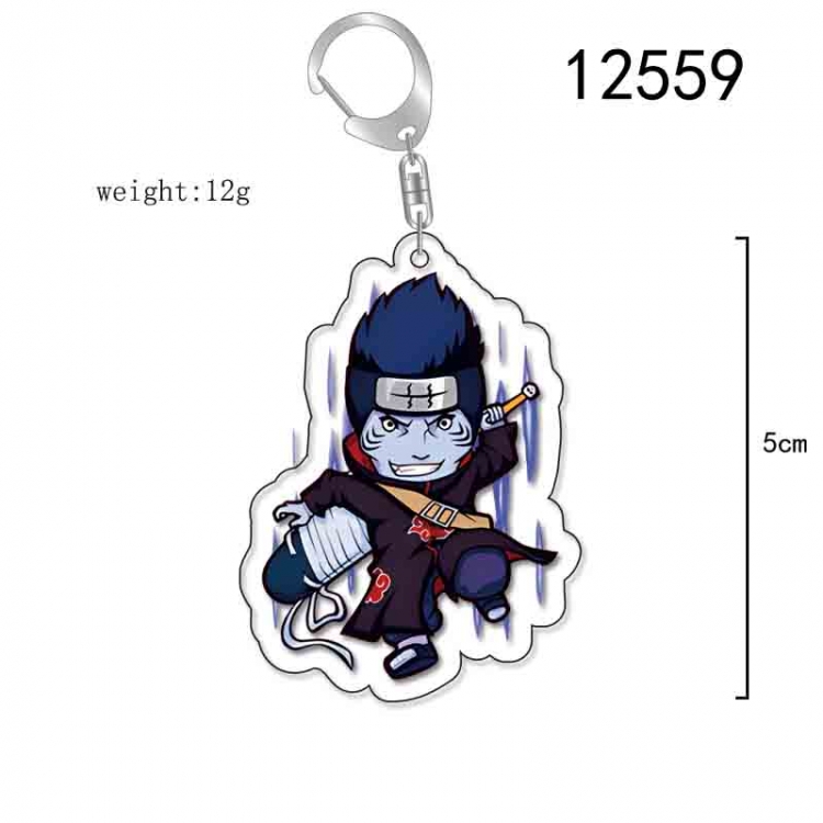 Naruto Anime Acrylic Keychain Charm  price for 5 pcs 12559