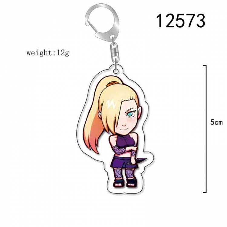 Naruto Anime Acrylic Keychain Charm  price for 5 pcs 12573