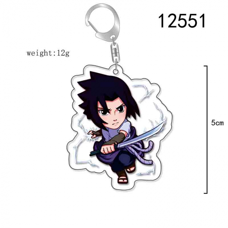 Naruto Anime Acrylic Keychain Charm  price for 5 pcs 12551