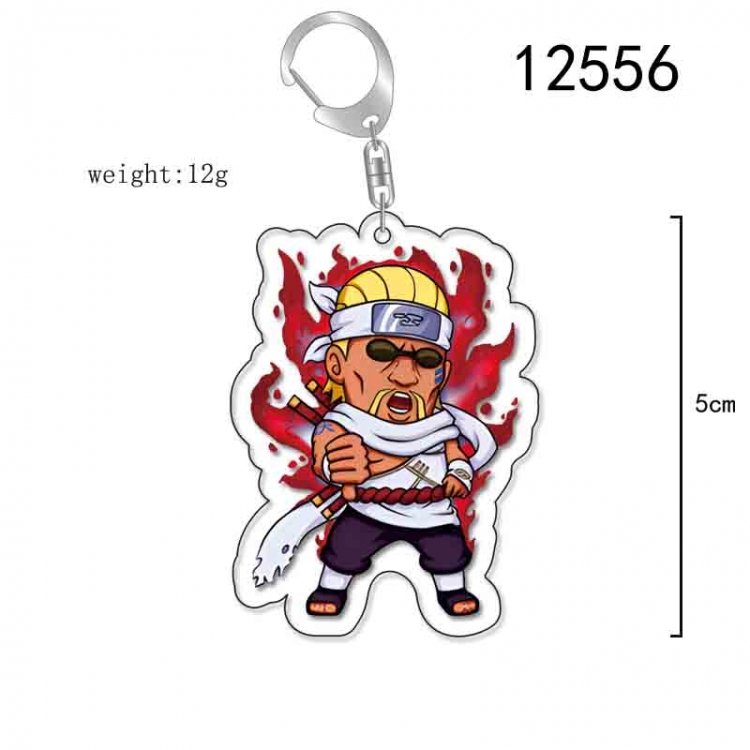 Naruto Anime Acrylic Keychain Charm  price for 5 pcs 12556