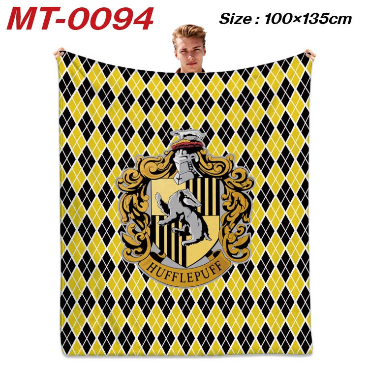 Harry Potter Anime Flannel Blanket Air Conditioning Quilt Double Sided Printing 100x135cm  MT-0094