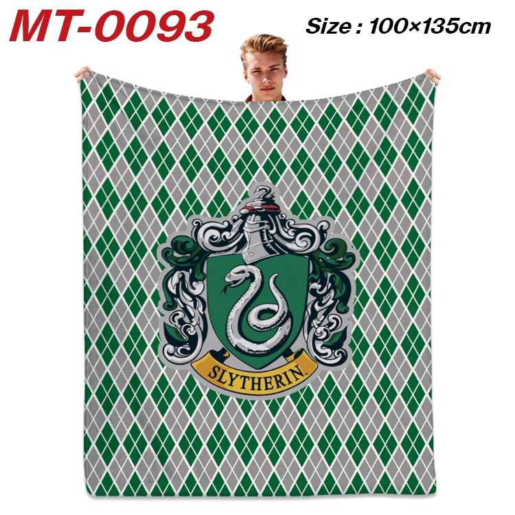 Harry Potter Anime Flannel Blanket Air Conditioning Quilt Double Sided Printing 100x135cm MT-0093