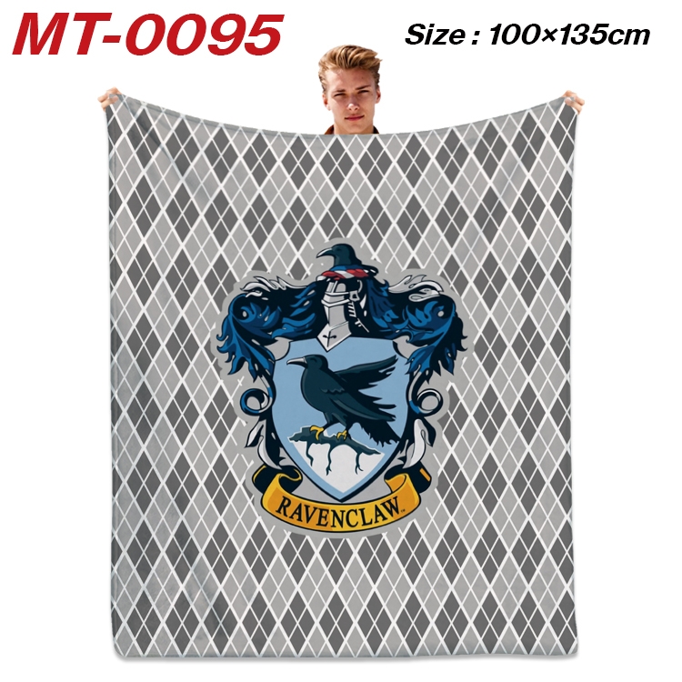 Harry Potter Anime Flannel Blanket Air Conditioning Quilt Double Sided Printing 100x135cm MT-0095