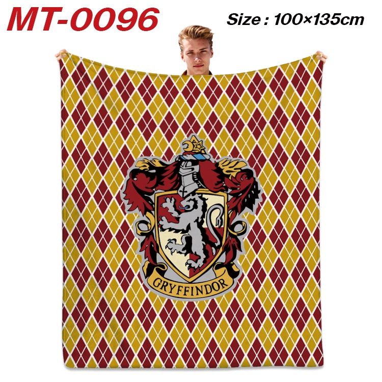 Harry Potter Anime Flannel Blanket Air Conditioning Quilt Double Sided Printing 100x135cm MT-0096