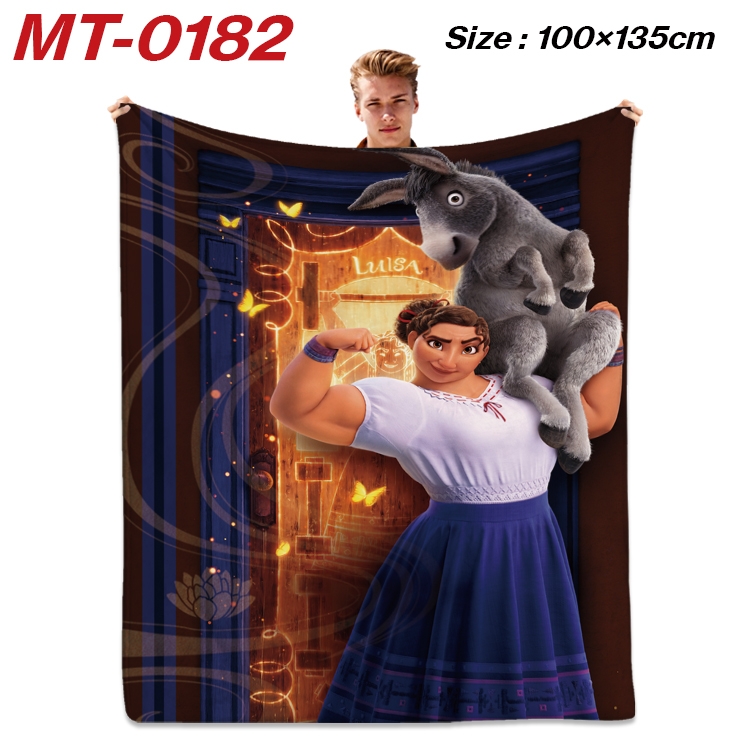 full house of magic Anime Flannel Blanket Air Conditioning Quilt Double Sided Printing 100x135cm MT-0182