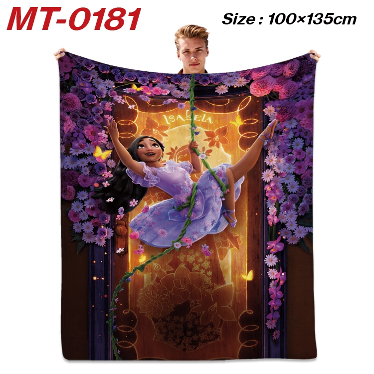 full house of magic Anime Flannel Blanket Air Conditioning Quilt Double Sided Printing 100x135cm  MT-0181
