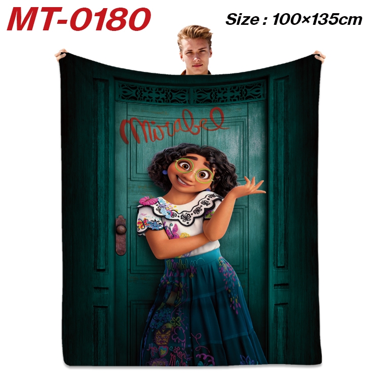full house of magic Anime Flannel Blanket Air Conditioning Quilt Double Sided Printing 100x135cm MT-0180