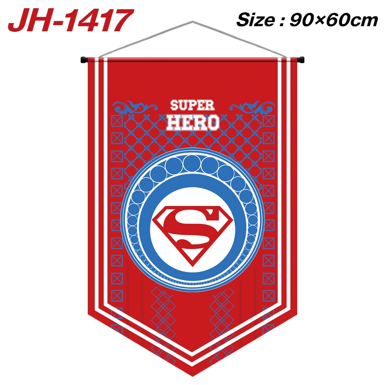 Super hero Film and television Full Color Printing Banner 90X60CM JH-1417