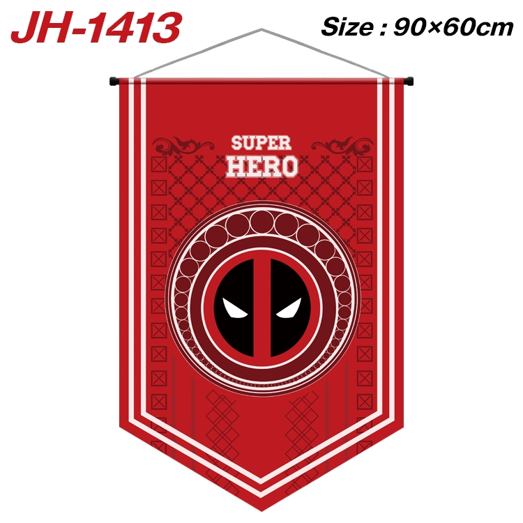 Super hero Film and television Full Color Printing Banner 90X60CM JH-1413
