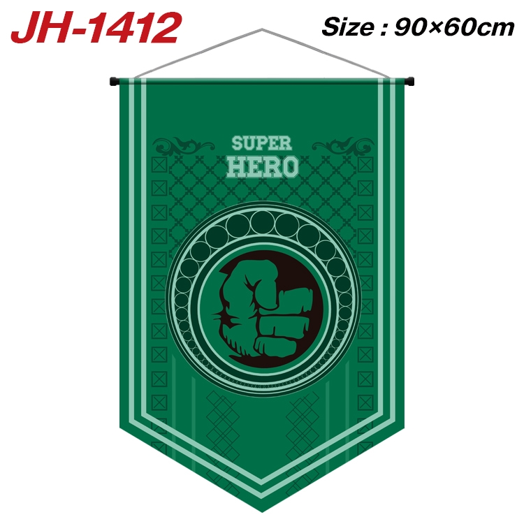 Super hero Film and television Full Color Printing Banner 90X60CM JH-1412