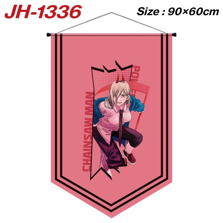 chainsaw man Anime Peripheral Full Color Printing Banner 90X60CM JH-1336