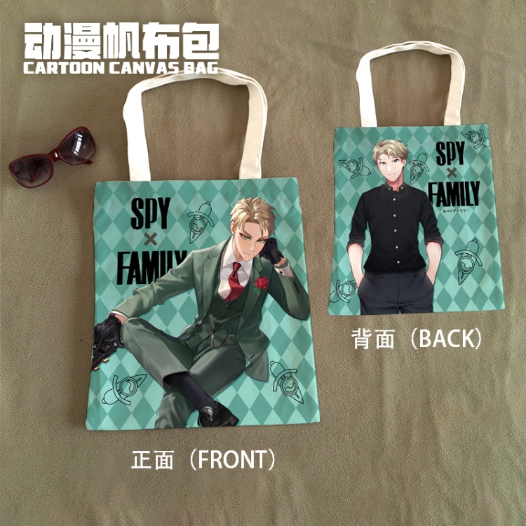 SPY×FAMILY Anime Canvas Bag Shoulder Shopping Bag 33x37cm