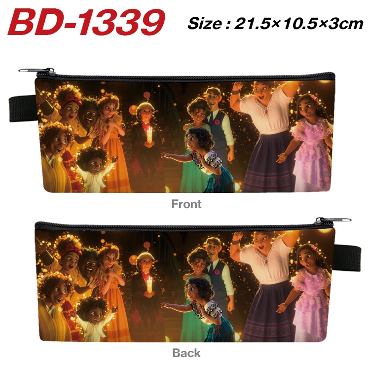 full house of magic Anime Peripheral PU Leather Zipper Pencil Case Stationery Box 21.5X10.5X3CM BD-1339