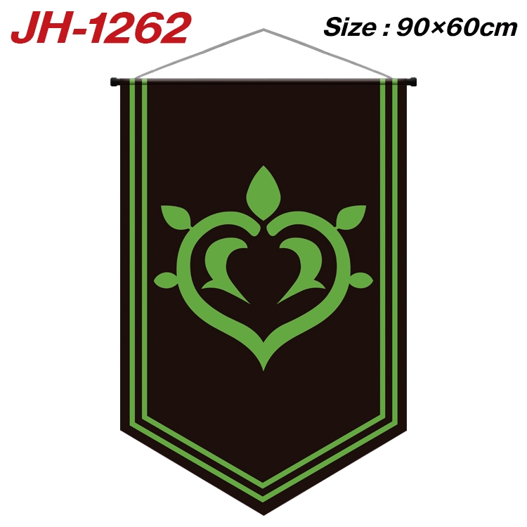 Genshin Impact Anime Peripheral Full Color Printing Banner 90X60CM JH-1262