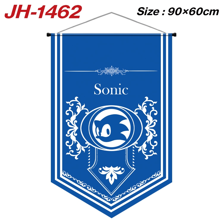 Sonic the Hedgehog Anime Peripheral Full Color Printing Banner 90X60CM JH-1462
