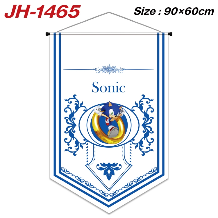 Sonic the Hedgehog Anime Peripheral Full Color Printing Banner 90X60CM JH-1465
